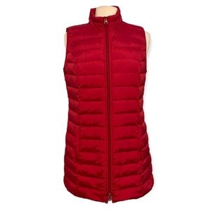 J. Jill Red Puffer Vest
